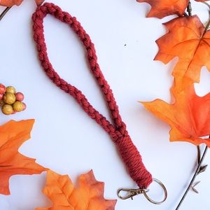 Burgandy Wristlet Fall Accessory